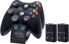 VENOM VS2891 Xbox 360 Black Twin Docking Station + 2 bvaterie