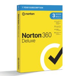 Norton 360 Deluxe 25GB, VPN, 1 uživatel, 3 zařízení, 12 měsíců (elektronická licence)