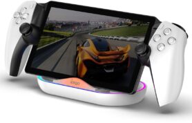 iPega P5P02 Charger Dock s RGB pro Playstation Portal Remote Player White