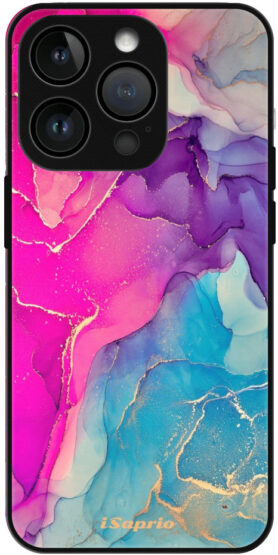 iSaprio Lesklé pouzdro Purple Ink - iPhone 15 Pro