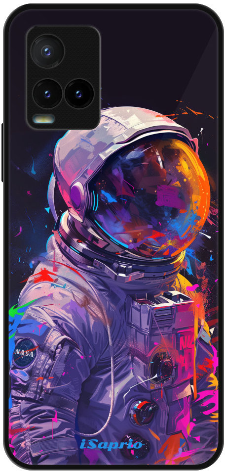 iSaprio Lesklé pouzdro Neon Astronaut - Vivo Y21 / Y21s / Y33s