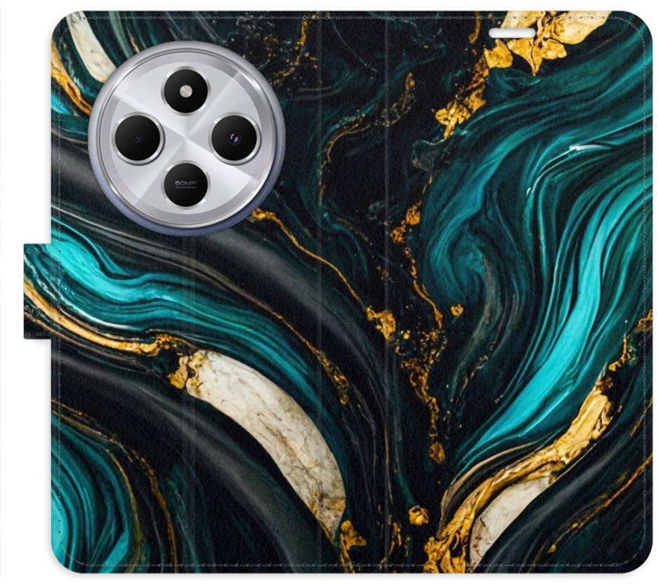 iSaprio Flip pouzdro Dark Paint pro Xiaomi Redmi 14C / Poco C75