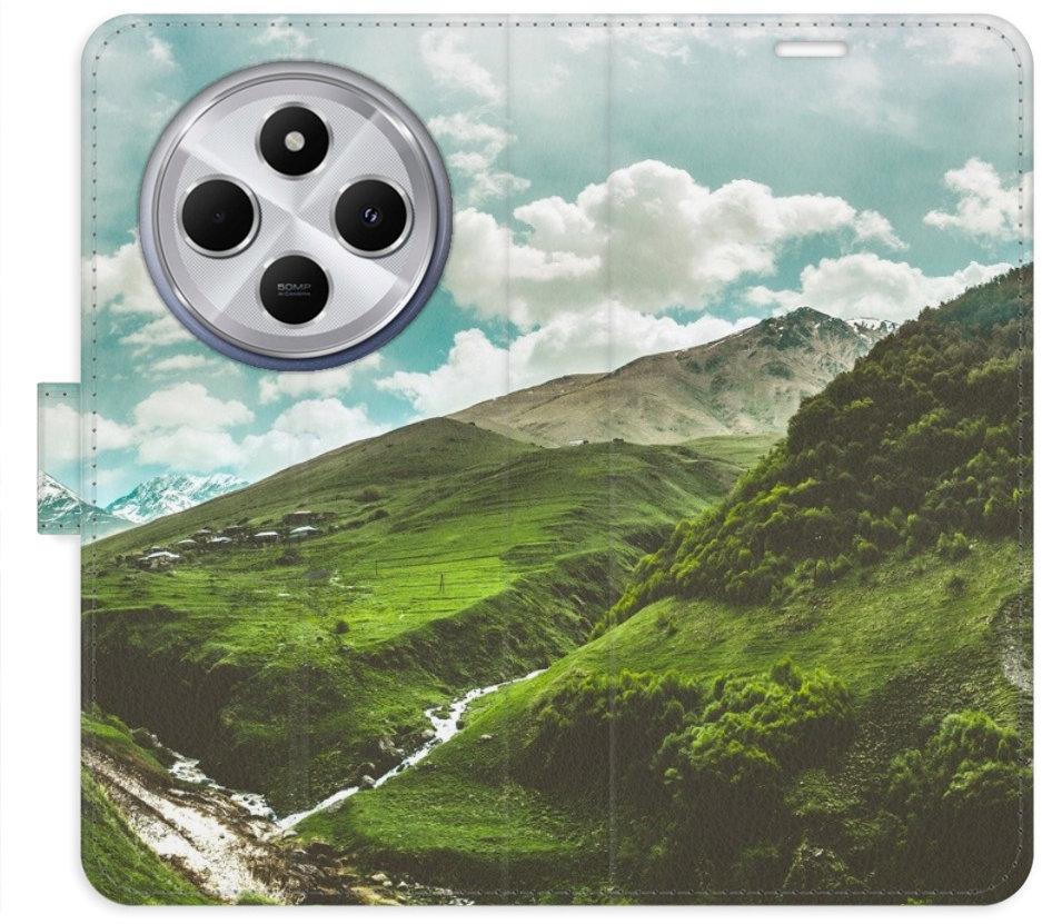 iSaprio Flip pouzdro Mountain Valley pro Xiaomi Redmi 14C / Poco C75