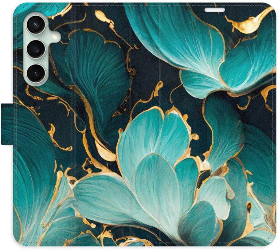 iSaprio flip pouzdro Blue Flowers 02 pro Samsung Galaxy S23 FE