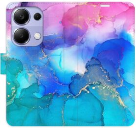 iSaprio flip pouzdro BluePink Paint pro Xiaomi Redmi Note 13 Pro