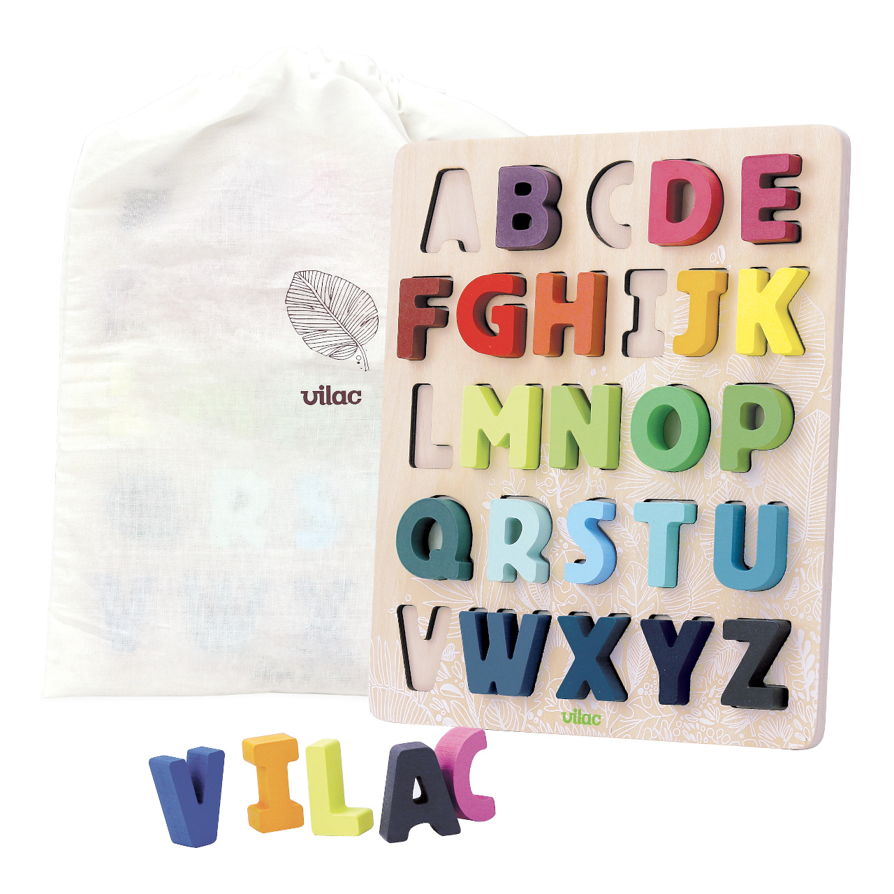 Vilac Vkládací puzzle Abeceda