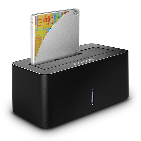 AXAGON ADSA-SN, SATA 2.5"/3.5" SSD/HDD COMPACT dock, USB 5 Gbps