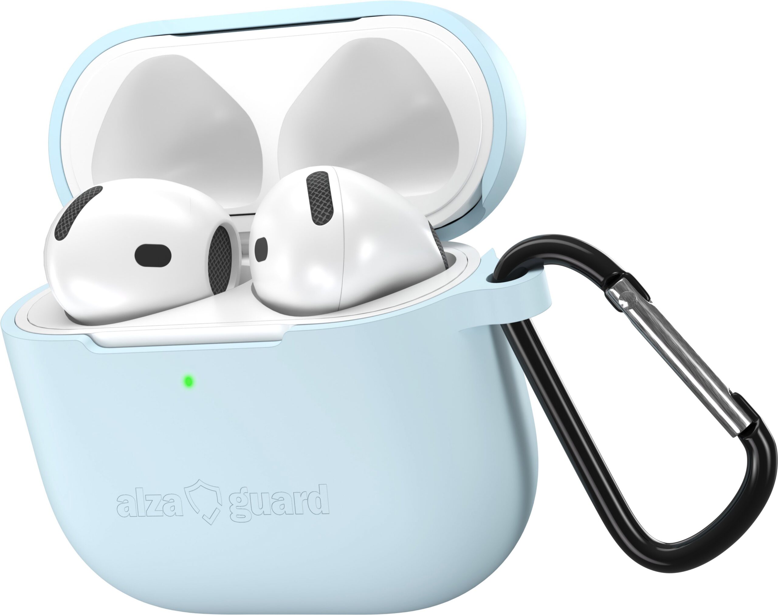 AlzaGuard Skinny Silicone Case pro Airpods 4 modré