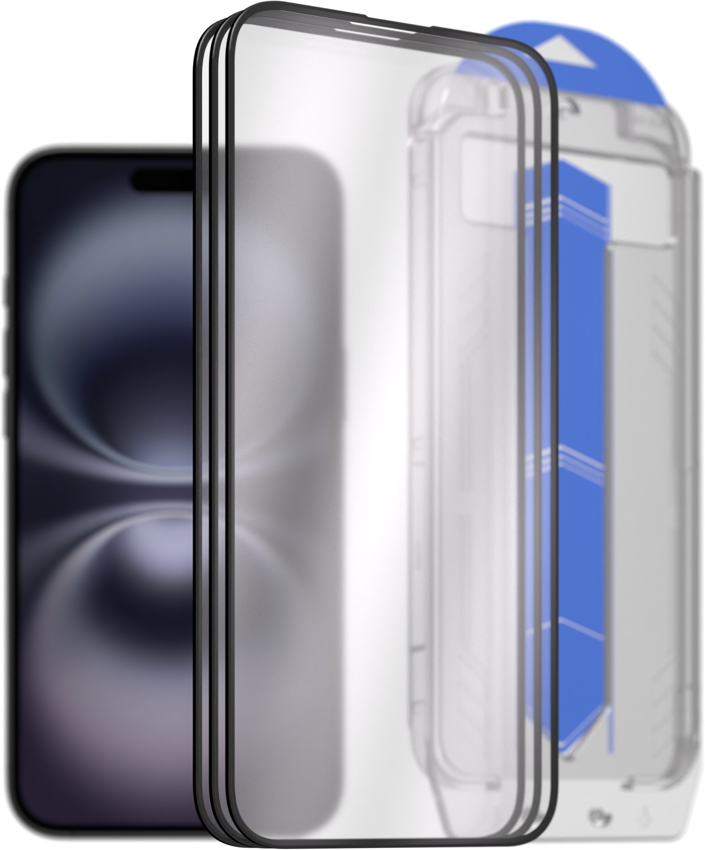 AlzaGuard 2.5D Glass EasyFit DustFree pro iPhone 16 Plus