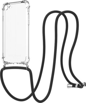 AlzaGuard Luxe Lanyard Case pro iPhone 7/8/SE 2020/SE 2022 černý