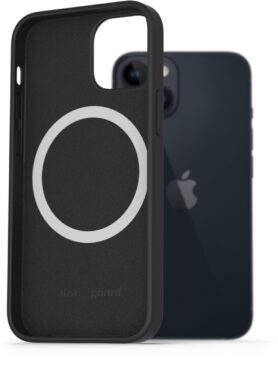 AlzaGuard Silicone Case Compatible with Magsafe pro iPhone 14 černý