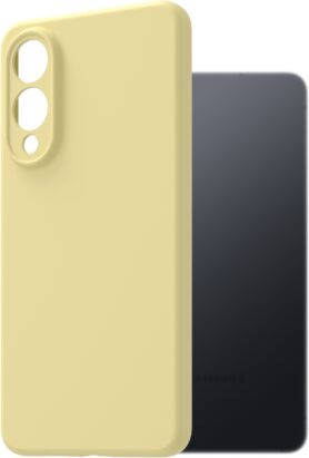 AlzaGuard Premium Silicone Case pro Samsung Galaxy S25 Edge žlutý