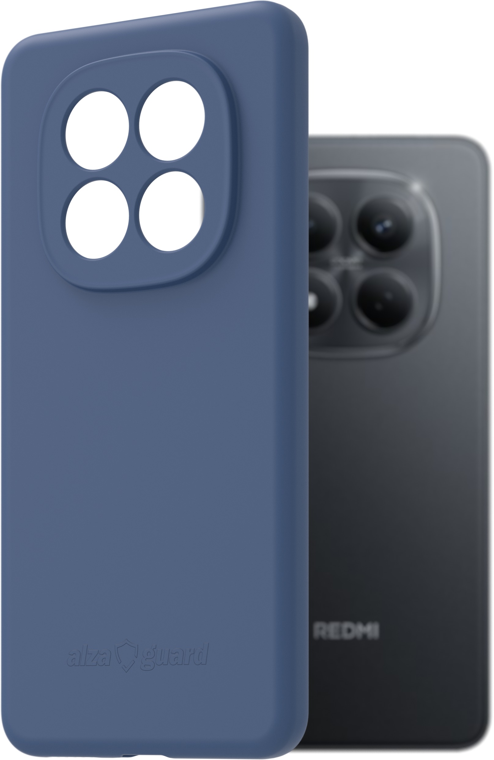 AlzaGuard Matte TPU Case pro Xiaomi Redmi Note 15 Pro 4G modrý