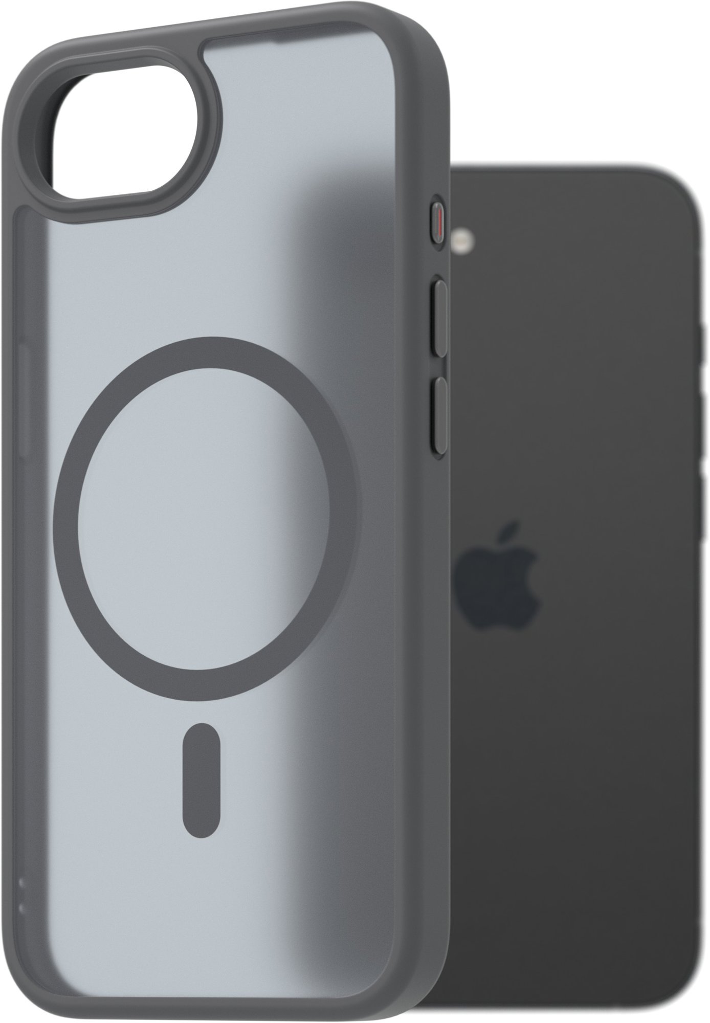 AlzaGuard Matte Case Compatible with Magsafe pro iPhone 16e / 17e šedý