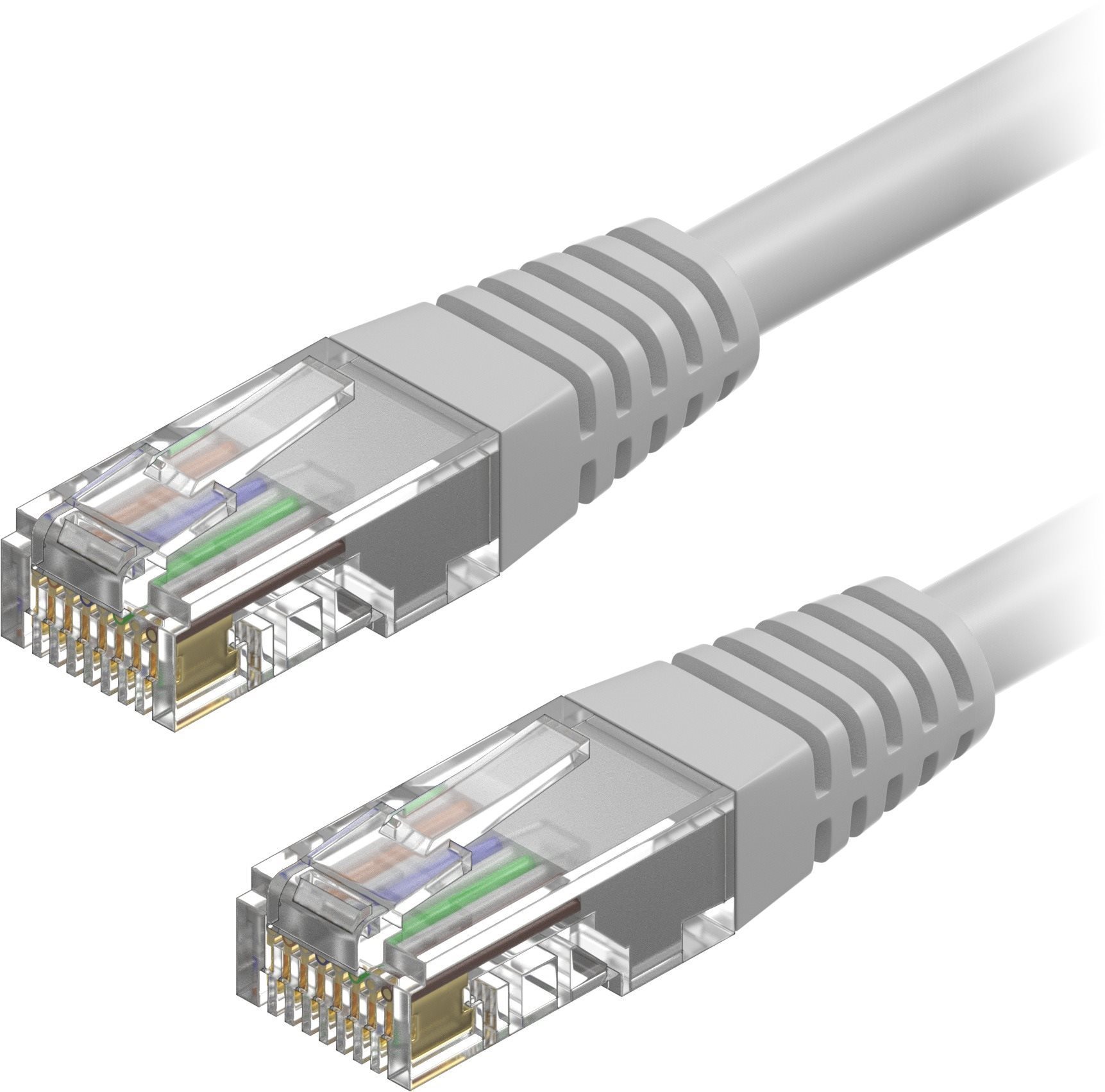 AlzaPower Patch CAT5E UTP 1m šedý
