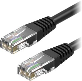 AlzaPower Patch CAT6 UTP 15m černý