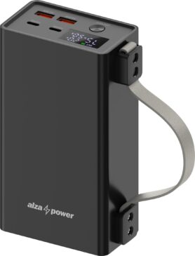 AlzaPower BigFoot 50000mAh Power Delivery (100W) černá