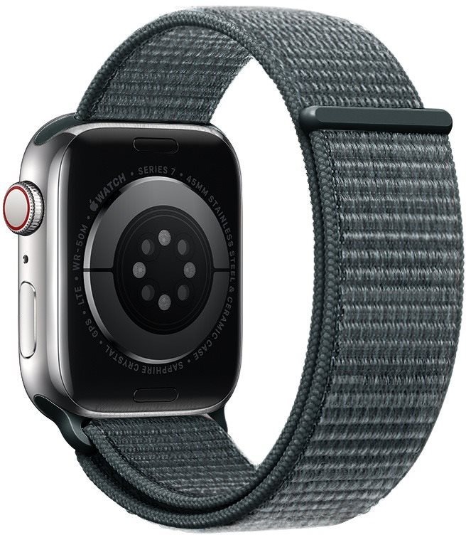Eternico Airy pro Apple Watch 44mm / 45mm / 46mm / Ultra 49mm Aquamarine Blue and Gray edge