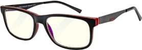 GLASSA Blue Light Blocking Glasses PCG 02, dioptrie: +3.00 červená