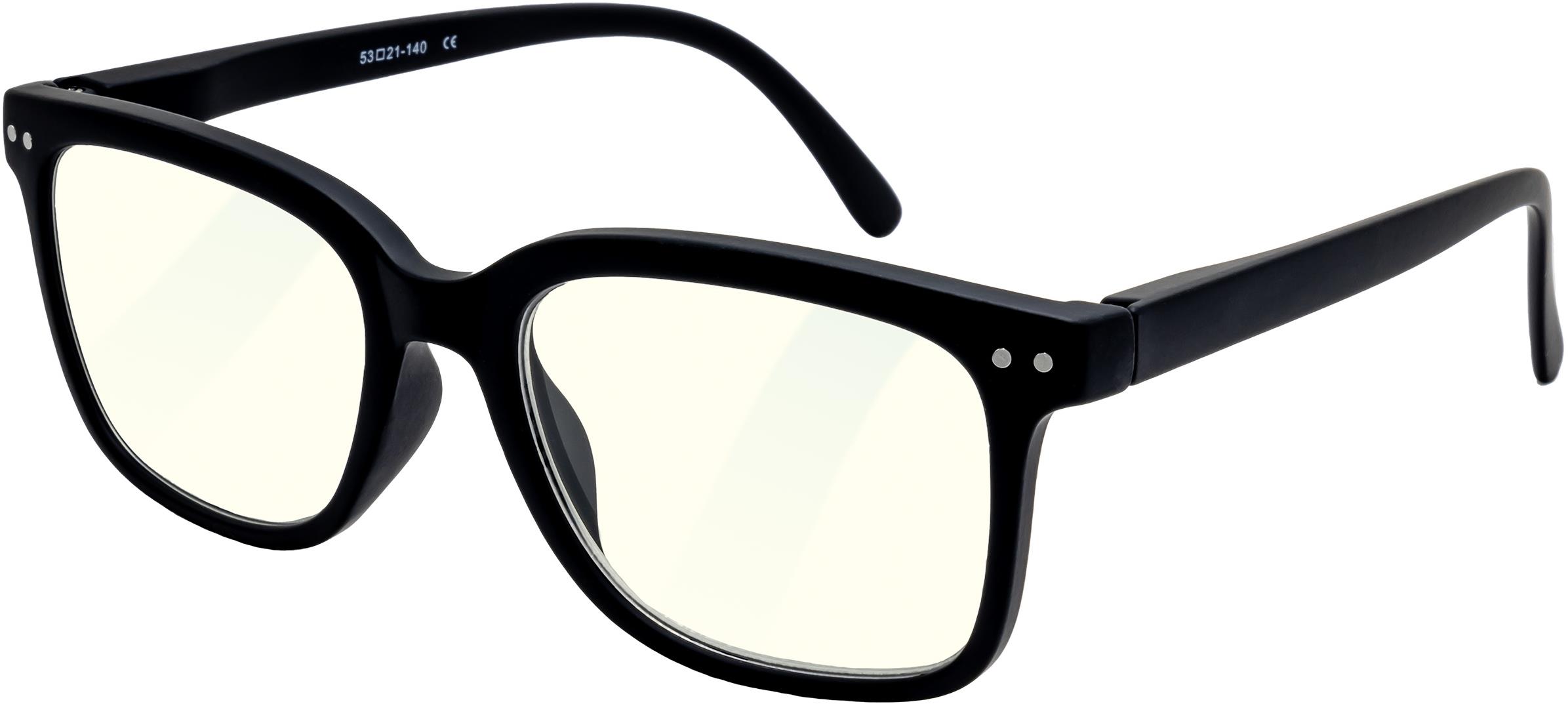 GLASSA, Blue Light Blocking Glasses PCG 013, +1,00 dio, černé