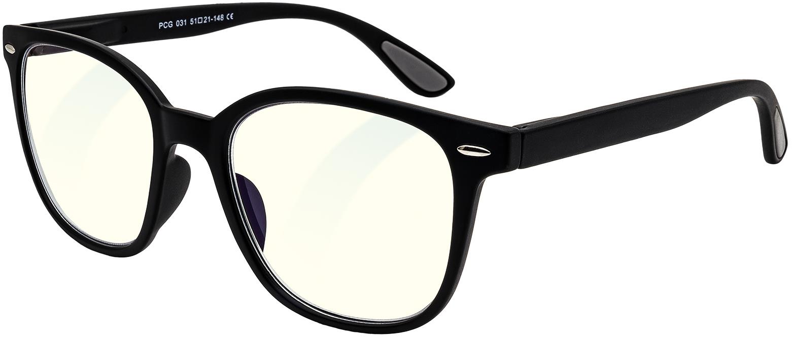 GLASSA Blue Light Blocking Glasses PCG 031, +0,50 dio, černé