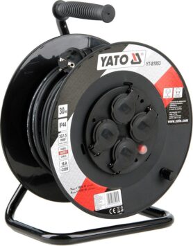 YATO Prodlužovák bubnový 4zásuvky IP44 16A  30 m YT-81053
