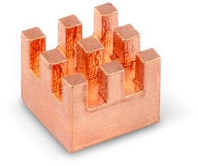 DLTECH Měděný heatsinK, chladič 6 × 6 × 5 mm