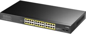CUDY 24-Port Gigabit PoE+ Switch with 2 SFP ports 300W