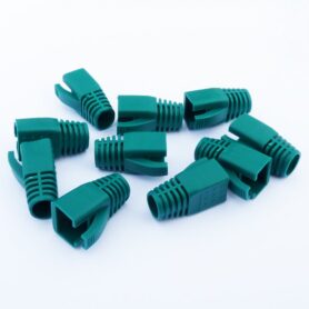 Datacom Návlek pro plug RJ45 (CAT6A,CAT7) zelený (10ks)