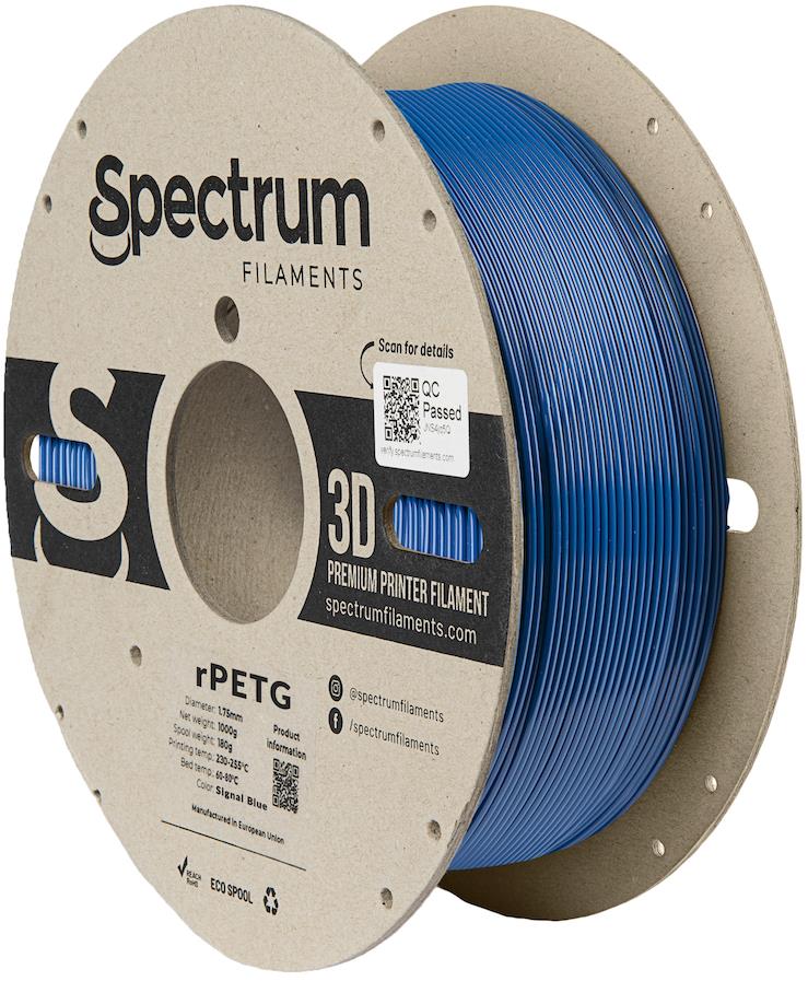 Filament Spectrum rPETG 1.75mm Signal Blue 1kg