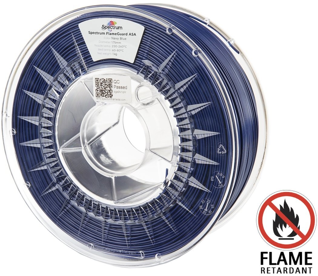 Filament Spectrum FlameGuard ASA 275 1.75mm Navy Blue 1kg