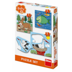 Dino Puzzle Zvířátka: Kde žijí