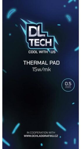 DLTech Thermal Pad 90 × 50 × 0,5 mm 15W/mK