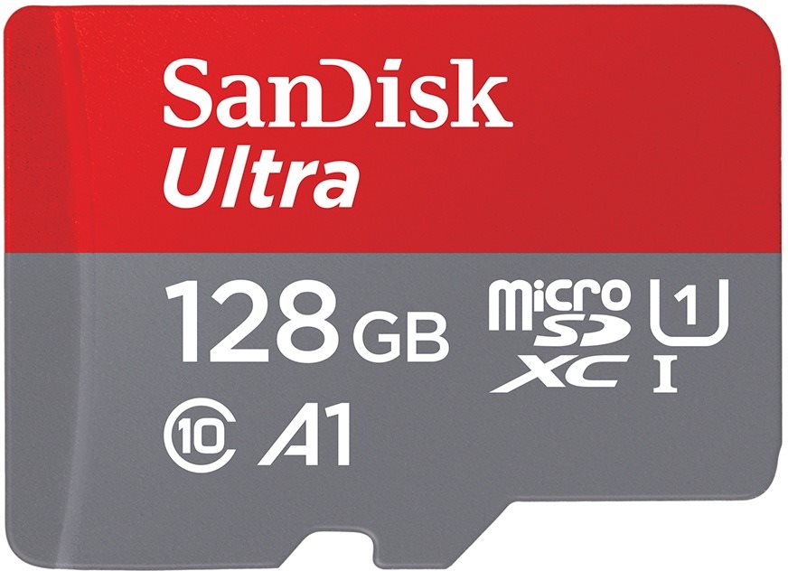 SANDISK MicroSDX Ultra 128GB + SD adaptér