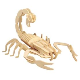 Woodcraft Dřevěné 3D puzzle Štír