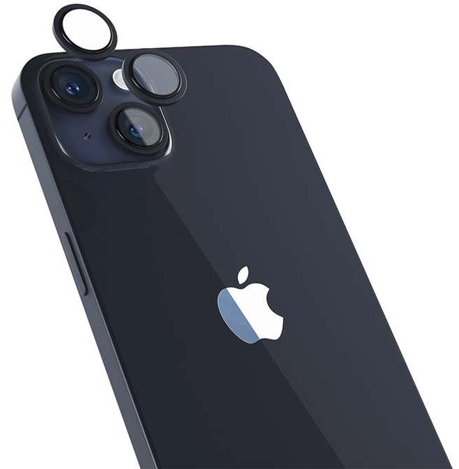 Epico Hliníkové ochranné sklo na čočky fotoaparátu pro iPhone 14 / 14 Plus temně inkoustová