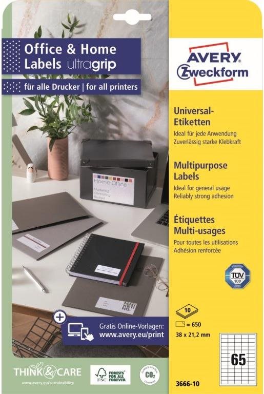 Avery Zweckform 3666-10 Samolepící etikety
