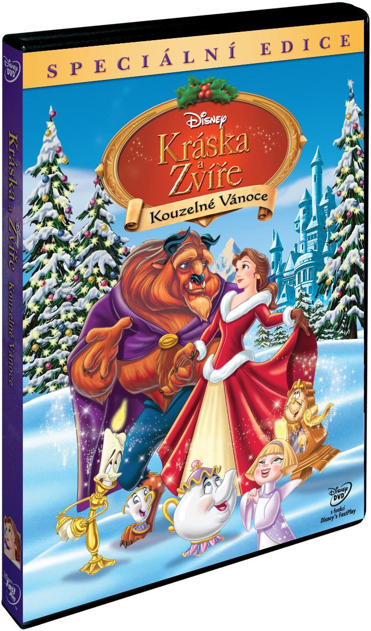 Kráska a zvíře: Kouzelné Vánoce - DVD