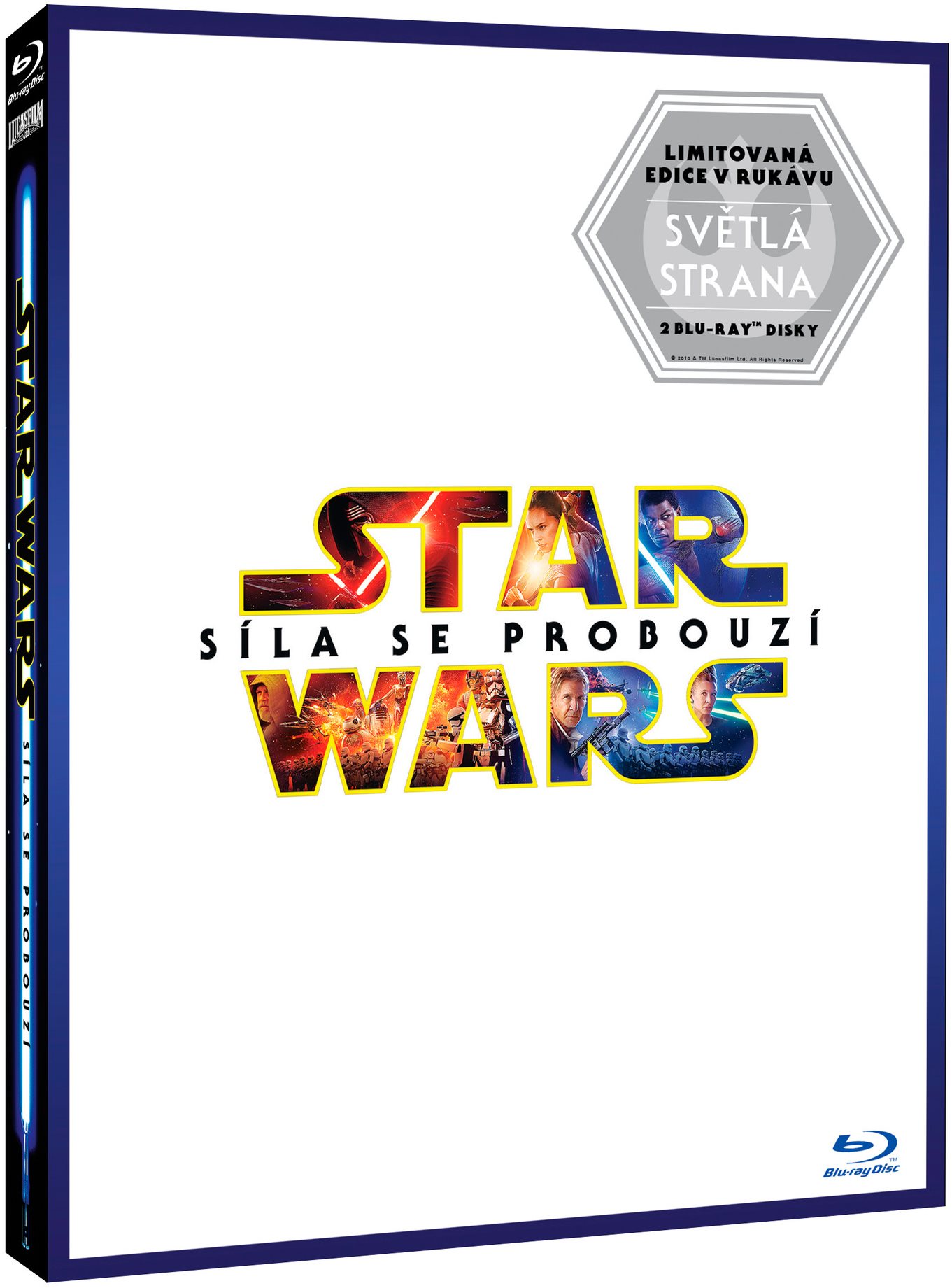 Star Wars Síla se probouzí - edice Lightside (2BD) - Blu-ray