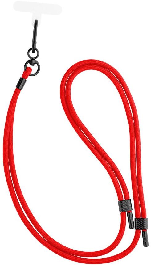 FIXED NeckUni pro telefony se zadním krytem červená