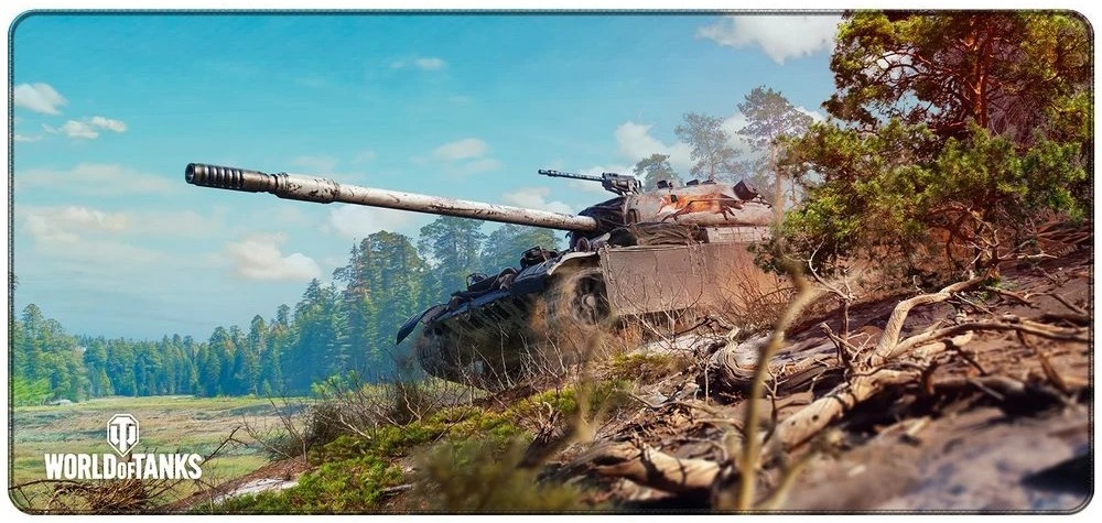 World of Tanks - CS-52 LIS Out of the Woods, XL - Podložka pod myš a klávesnici