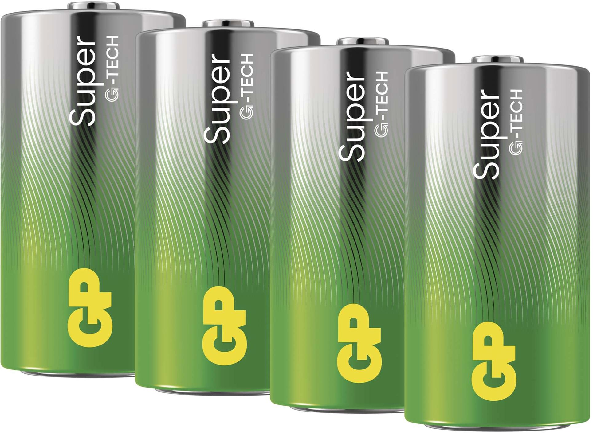 GP Alkalická baterie Super C (LR14), 4 ks