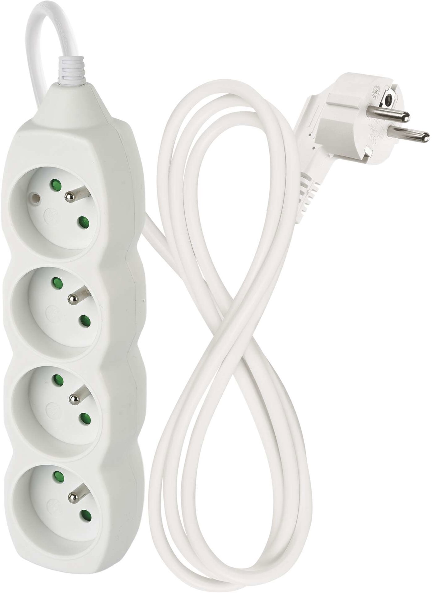 Emos prodlužovací 250V, 4x zásuvka, 1.5m, bílý