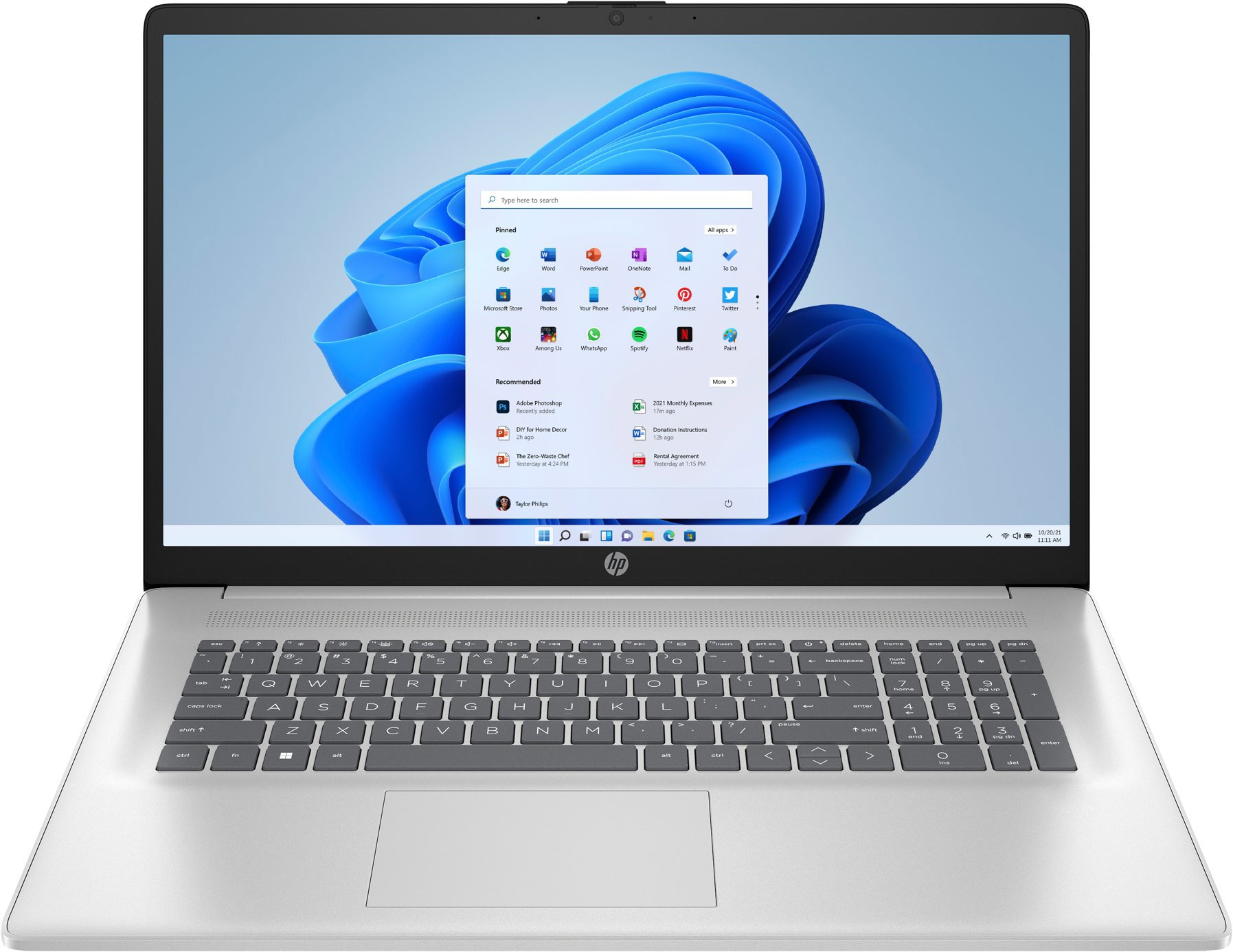 HP 17-cn3910nc Natural Silver