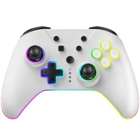 Armor3 NuRival Wireless Hall Effect Stick Game Controller For Nintendo Switch (White)