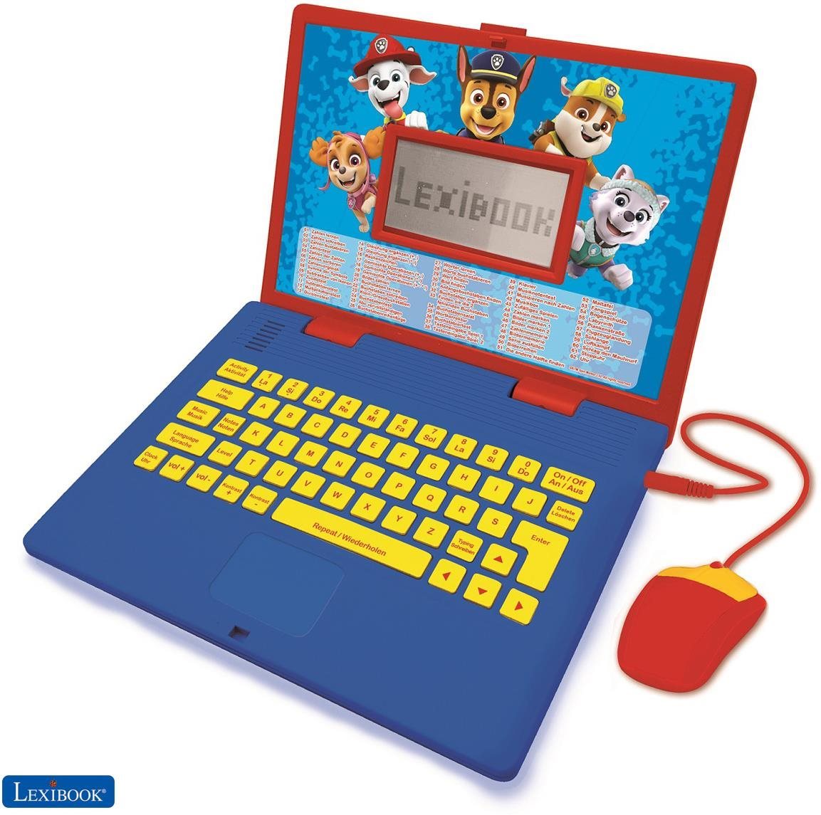 Lexibook Tlapková patrola Dvojjazyčný vzdělávací notebook čeština/angličtina, 124 aktivit