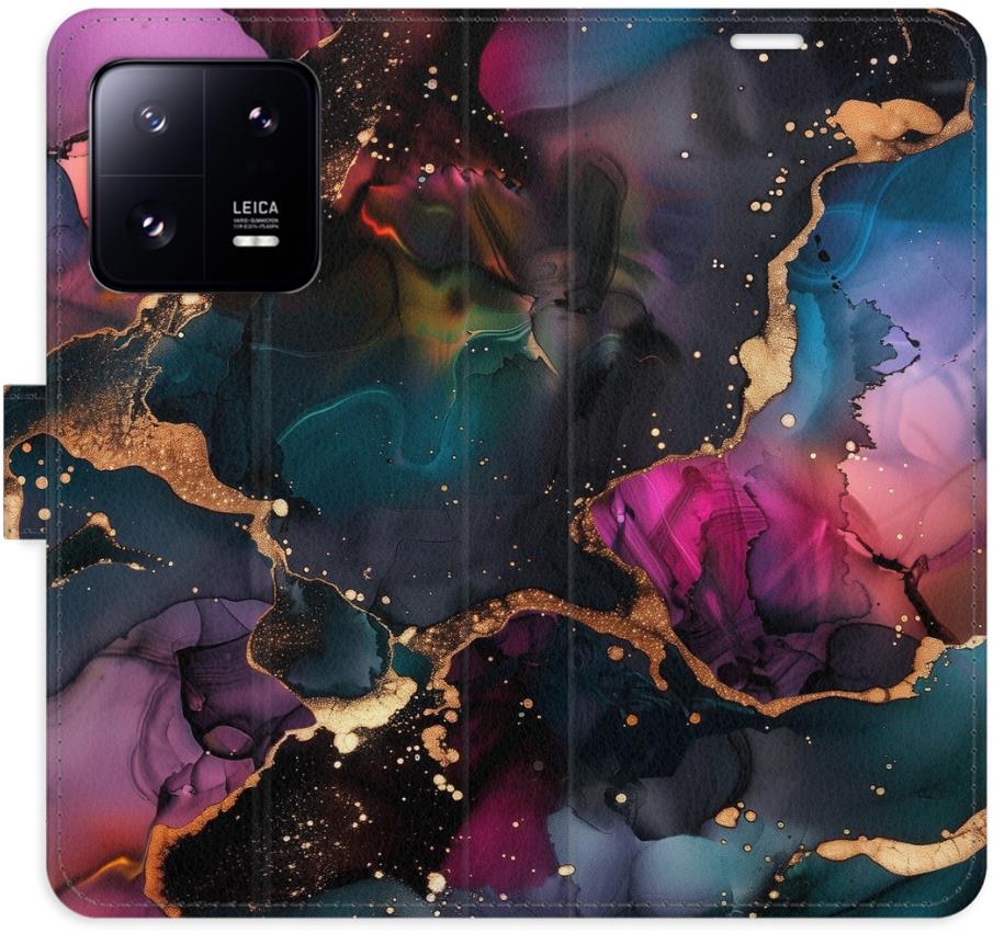 iSaprio Flip pouzdro Dark Marble pro Xiaomi 13 Pro