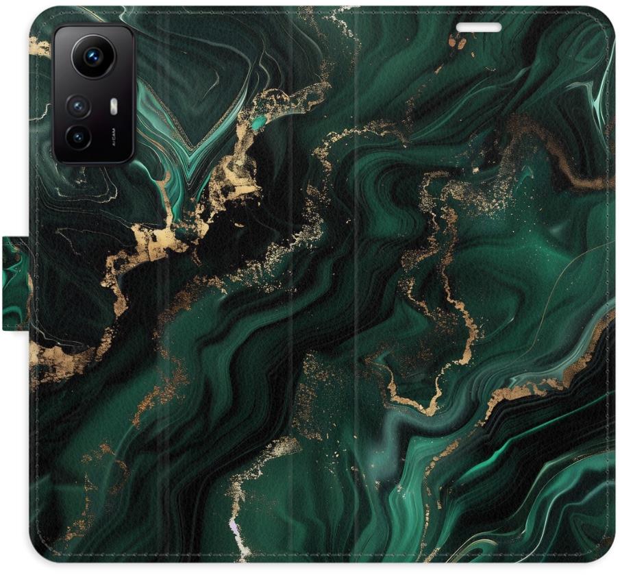 iSaprio Flip pouzdro Emerald 02 pro Xiaomi Redmi Note 12S