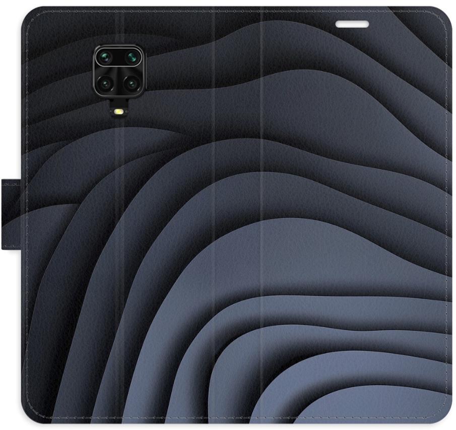 iSaprio Flip pouzdro Dark Waves pro Xiaomi Redmi Note 9 Pro / Note 9S