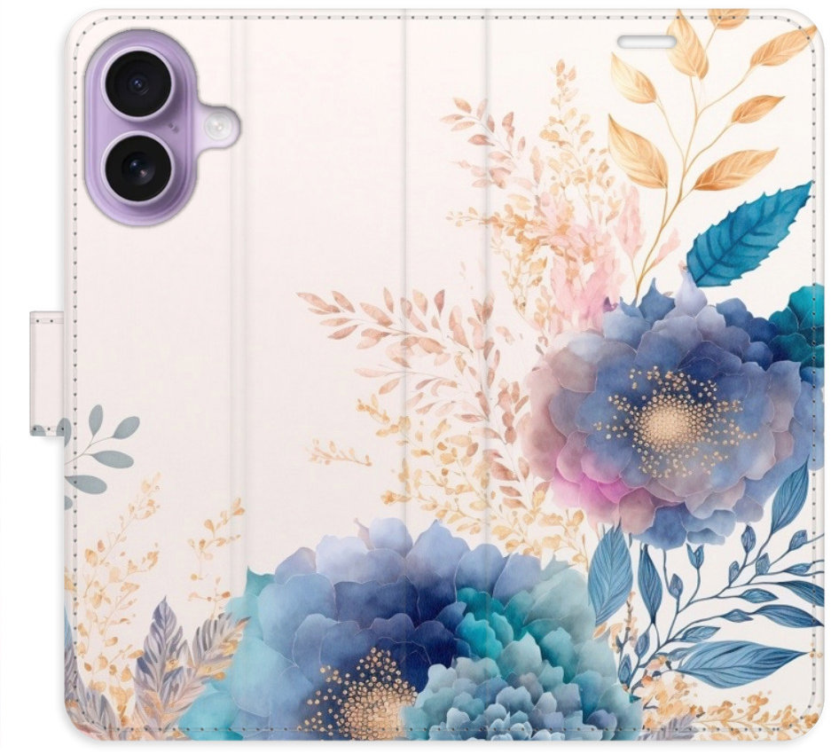 iSaprio Flip pouzdro Ornamental Flowers 03 pro iPhone 17